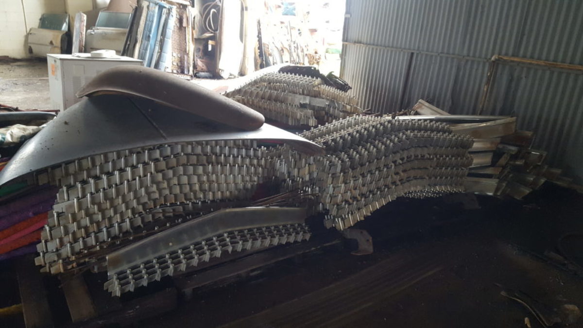  Heaps of 1959 Cadillac front and rear "bullet grilles."
