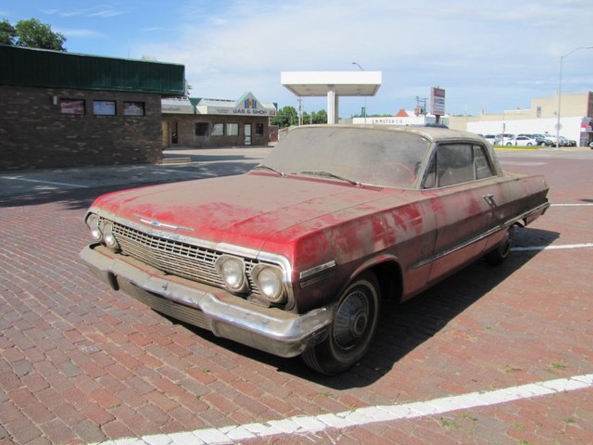 This 1963 Impala Sport Coupe has a ridiculously low XXX miles and was always stored inside Lambrecht Chevrolet. Look for it to be one of the high sellers.