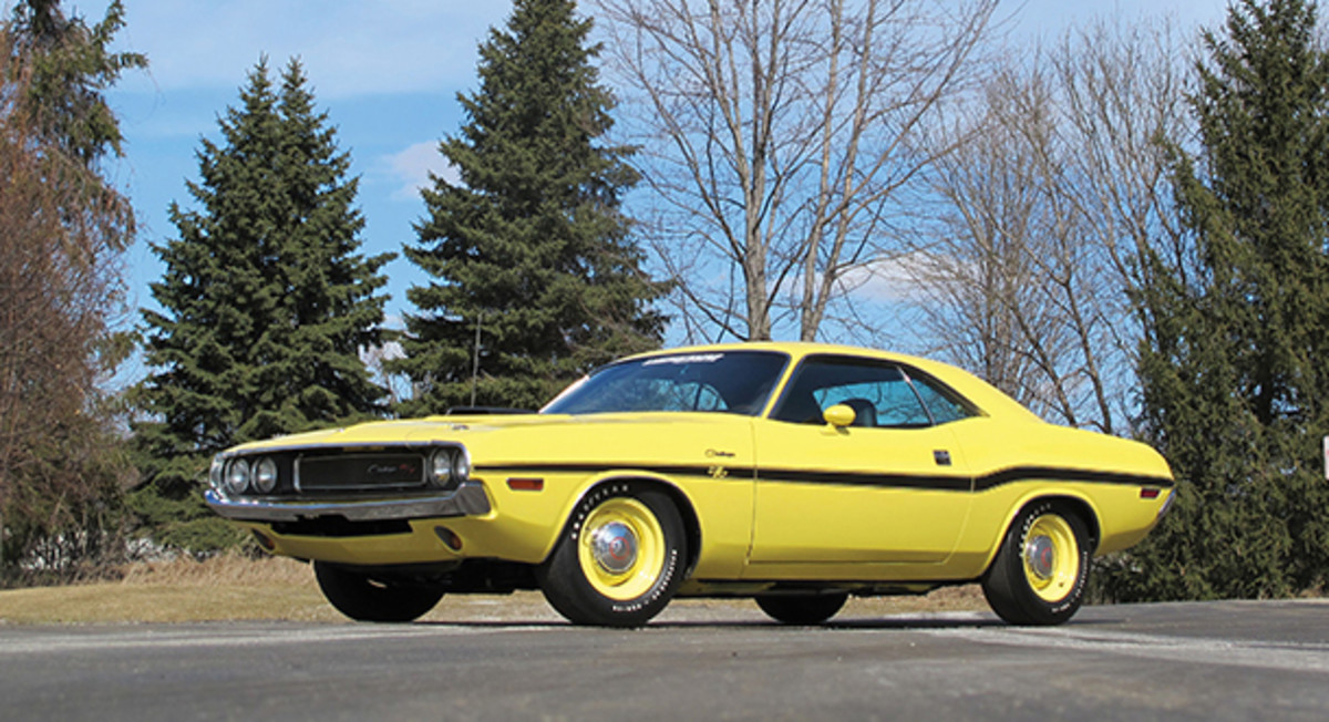 A 1970 Dodge Hemi Challenger RT Hardtop (courtesy of Auctions America)