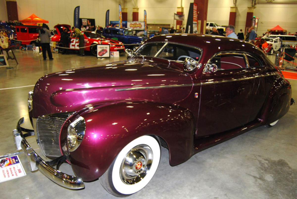 A ’40 Merc that Willie G. Davidson took to the show was our favorite car.