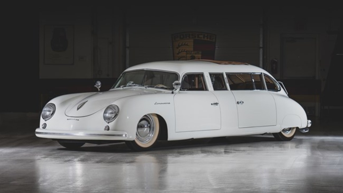  1953 Porsche 356 Limousine Custom - Chassis No. 50146 Sold for $207,200. Photo - RM Sotheby's