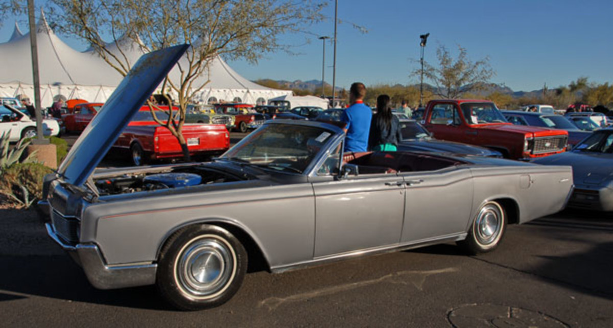  Emerging as one of the most popular non-muscle cars from the 1960’s by folks who were born after it was built, this 1967 Lincoln Continental convertible was declared sold for $20,000