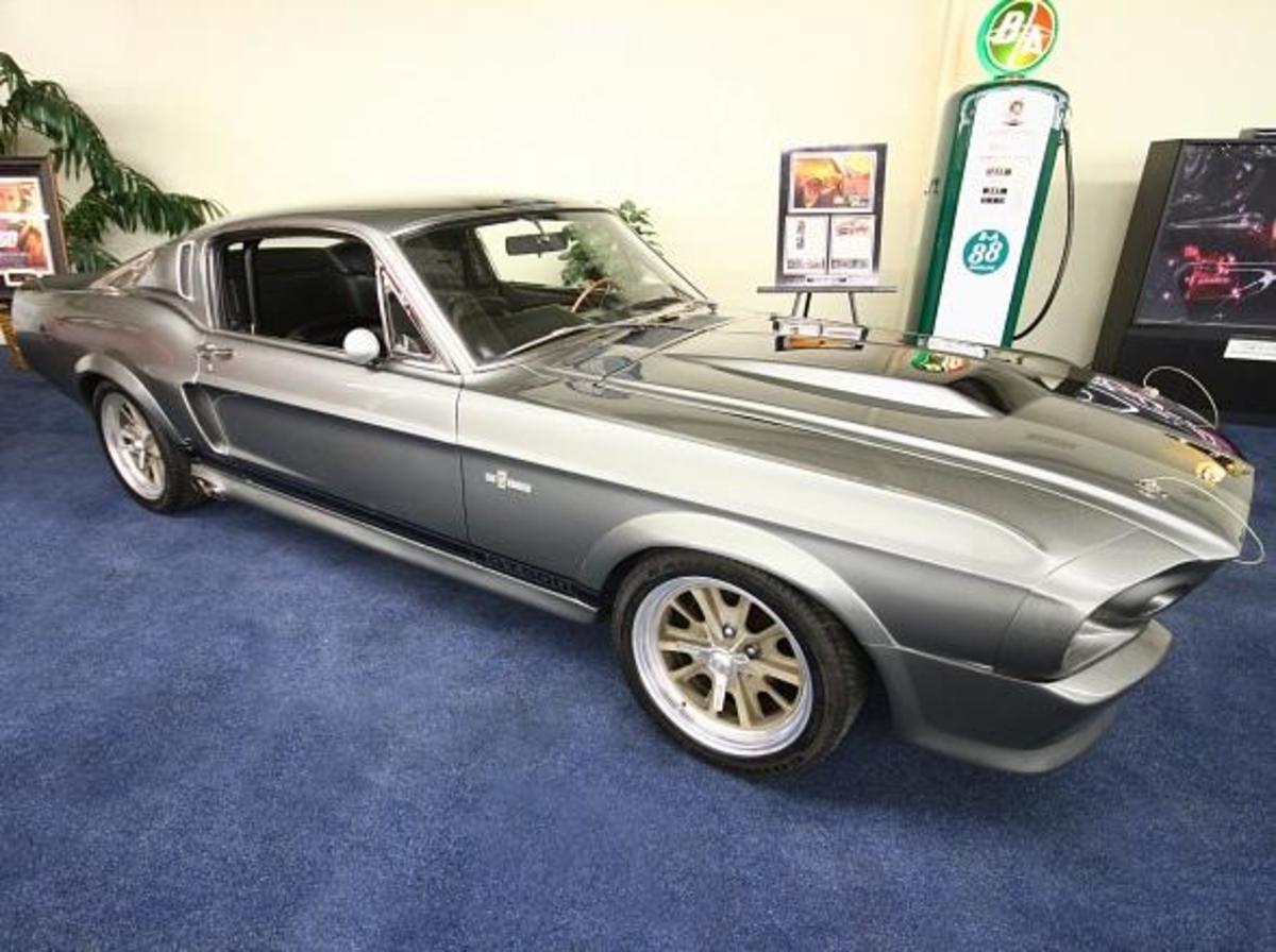 Pictured at The Auto Collections at The Quad in Las Vegas is Eleanor, the famous Mustang from the 2000 action hit, “Gone in Sixty Seconds."