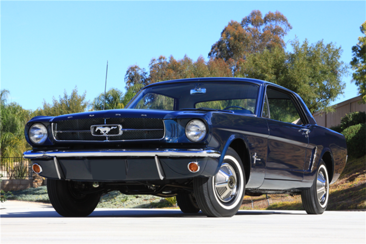  This lovely pony car was the first Ford Pilot Plant/Pre-production 1965 Mustang hardtop to receive a VIN. It will be on the menu for Barrett-Jackson’s Scottsdale sale. Photo - Barrett-Jackson