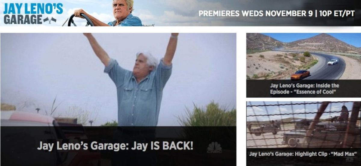 The next episode of Jay Leno's Garage will feature a Biden vs. Powell show down drag race.