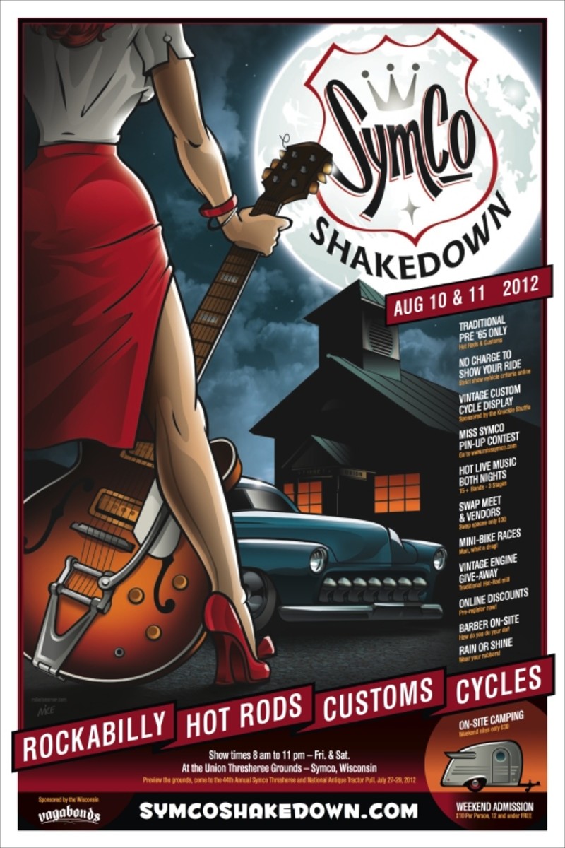The 2012 Symco Shakedown will rock Symco, Wis., Aug. 10-11.