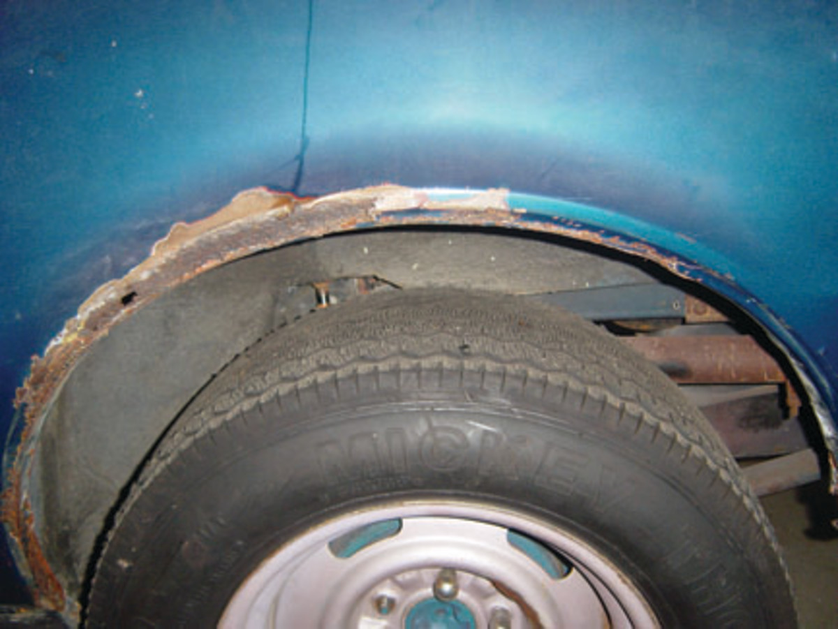  Quarter panel corrosion poking through wheel arches is common in “Gen 1” Camaros.