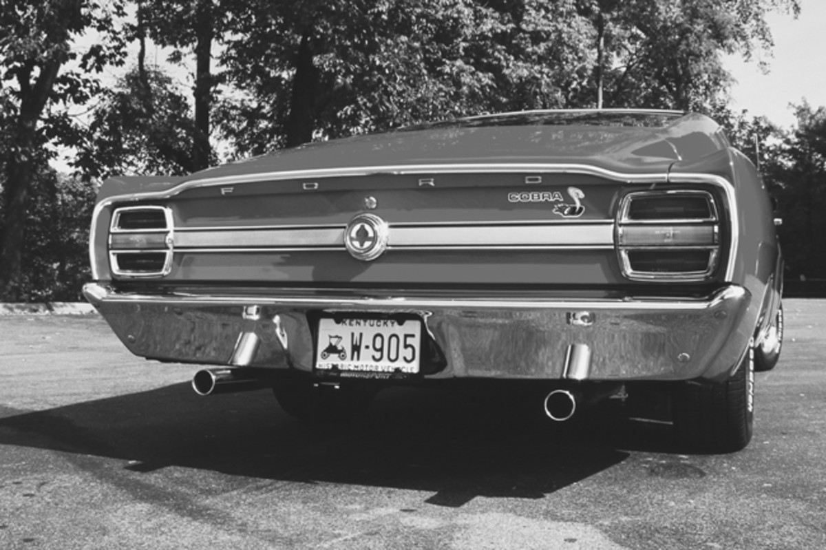The rear of the car is large and wide, again for the sake of NASCAR body efficiency. The special Torino Talledega, even more aerodynamic, would be released in 1969, as well.