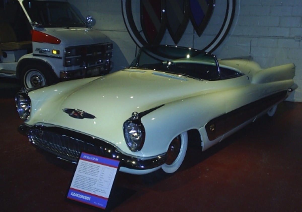 The second Buick concept car was the 1951 XP-300 Buick "experimental." The car has a magnesium and aluminum body, a 116-inch wheelbase and a 216-cid V-8 engine. Granger said, "A number of years ago, we decided to get this car running after sitting for over 40 years - it ran like a Swiss watch!"