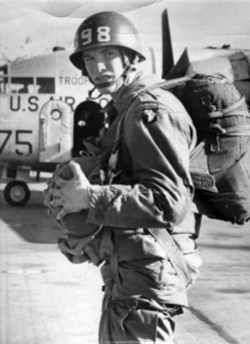 Pittam serving in the 101st Airborne.