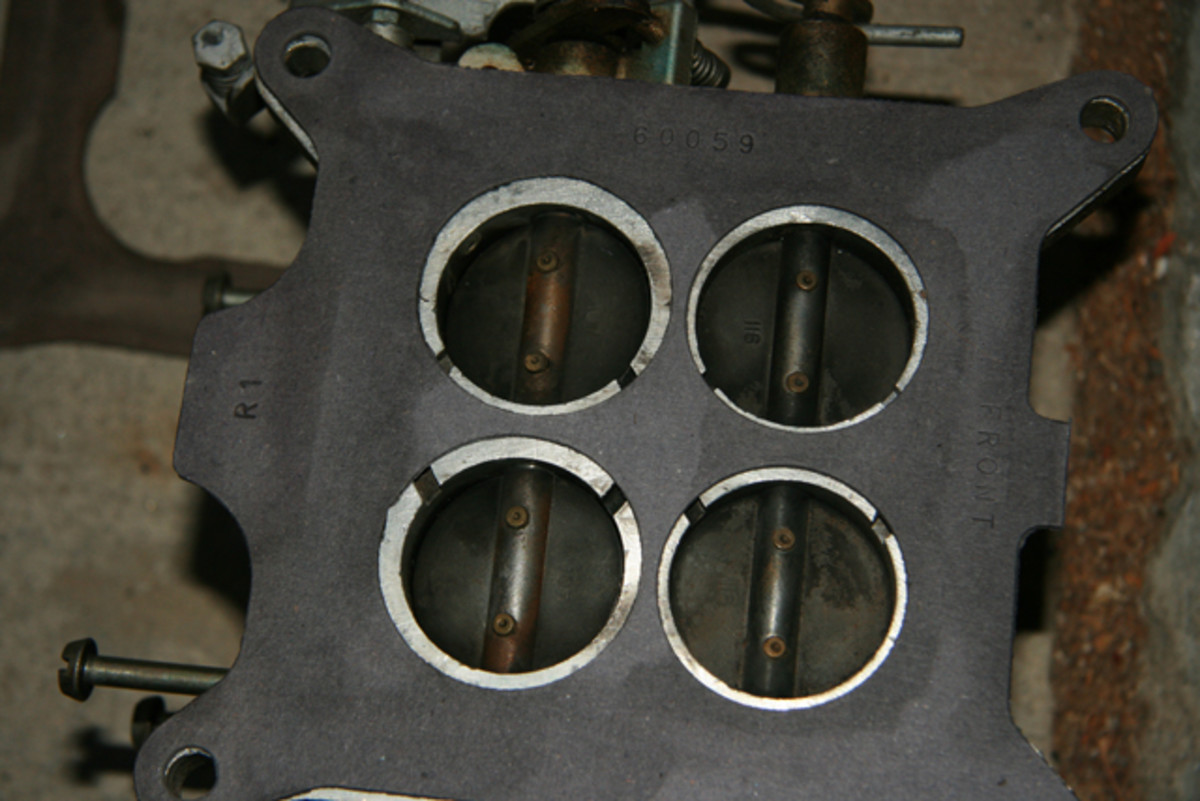 An example of an incorrectly installed gasket.