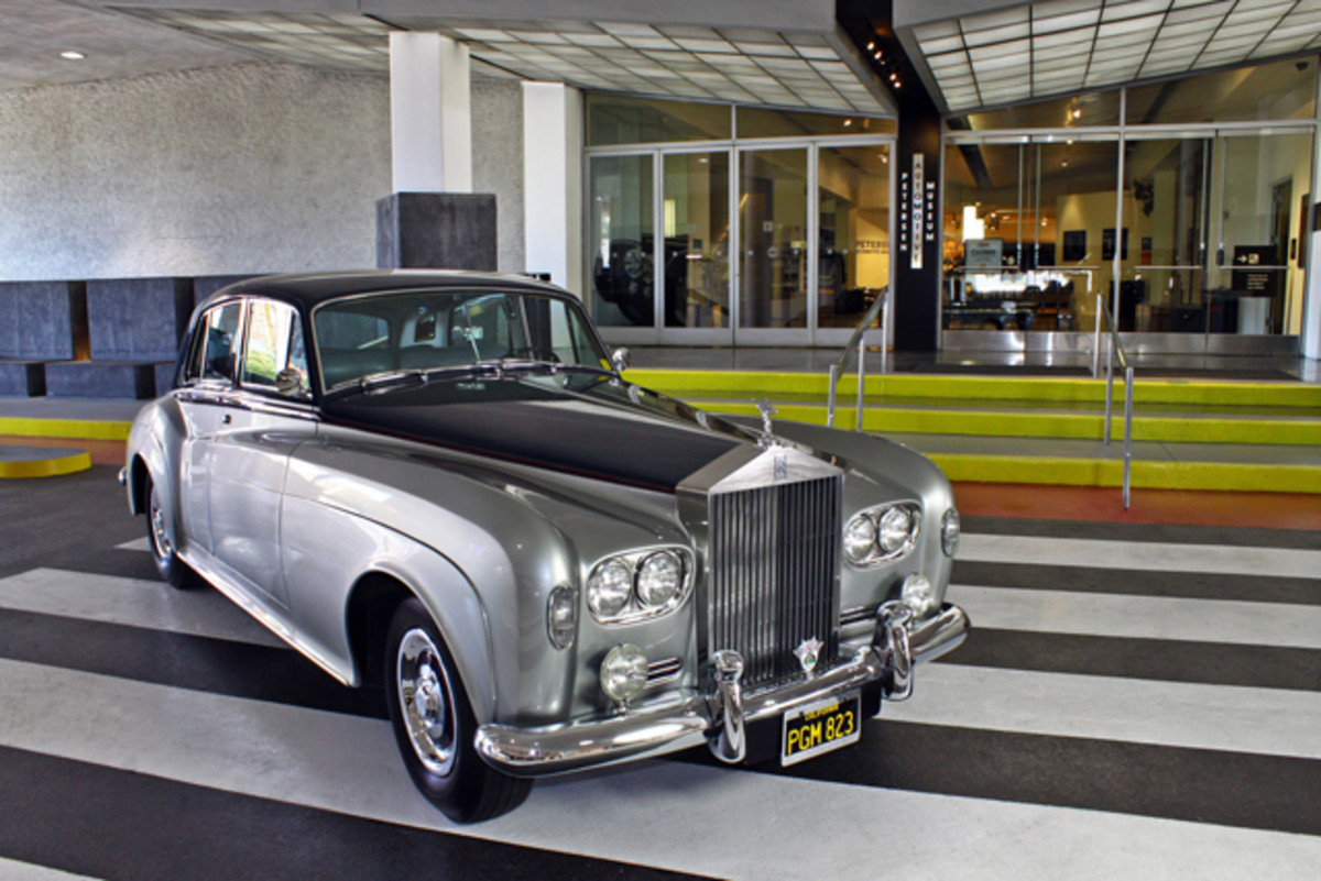  This 1963 Rolls-Royce Silver Cloud III is the latest in a long line of vehicle donations in the Petersen Automotive Museum.