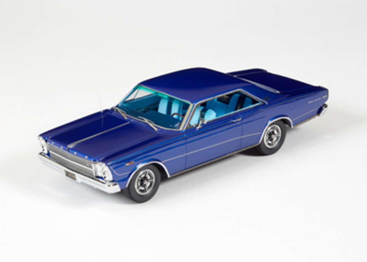 The 1966 Ford Galaxie 500 7-Litre Hardtop in Nightmist Blue in 1:24 is priced at $299.95.