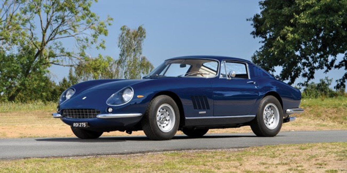  1966 Ferrari 275 GTB Alloy (Est. £2,000,000 - £2,200,000)Chassis no. 08199 is one of a mere 60 alloy 275 GTBs produced and was previously owned by noted hot-rod enthusiast Don Orosco and actor Alex Cord. As a later long-nose example, the car was completed by the factory in January 1966 and boasts the rare and desirable aluminium bodywork and fitted triple Weber carburettors. Fully restored in its original colour combination, this matching-numbers example is, of course, Ferrari Classiche certified.