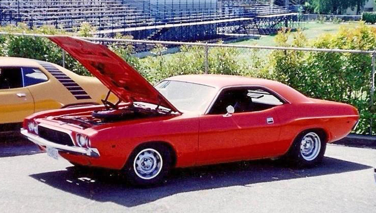 His 1972 Challenger at a car show in Grants Pass, Ore., in 1993.