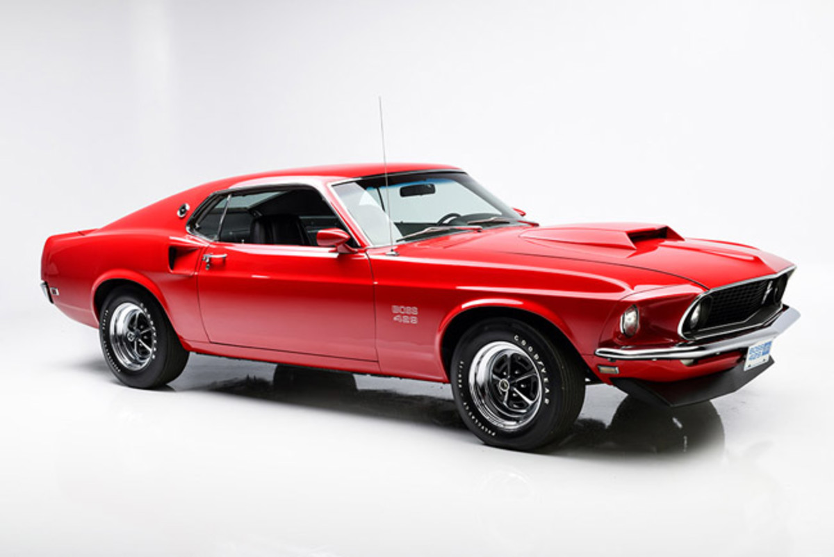  Among the collector cars to be offered at the Barrett-Jackson Online Only May 2020 Auction is this 1969 Ford Mustang Boss 429 . Photo - Barrett-Jackson