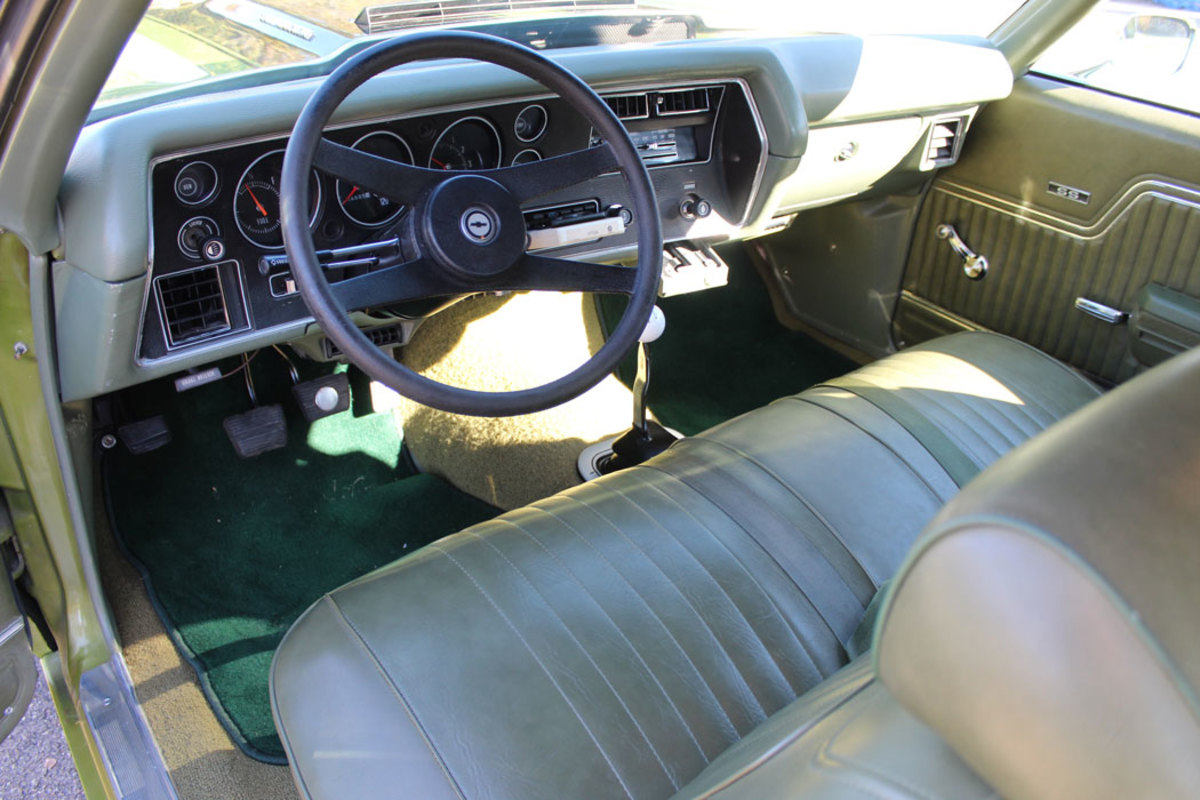 At some point, the Chevelle had been switched from an automatic to a four-speed with a Muncie M21 and 3.31 rear gears.