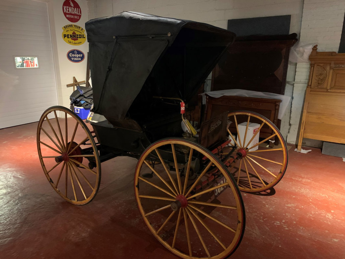 The newly acquired 1909 Paterson Motor Buggy