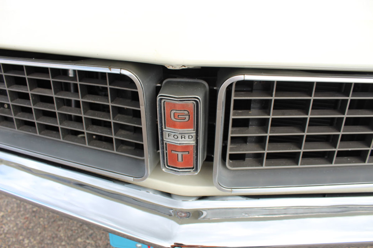 The grille of the Torino GT
