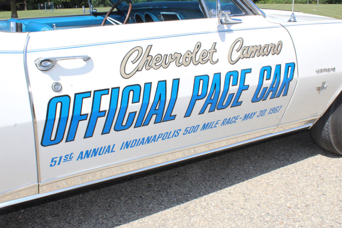 Chevrolet figured the Indy 500 was as good a place as any to promote its new Camaro, and built 104 special Indy Pace Car examples for race week.