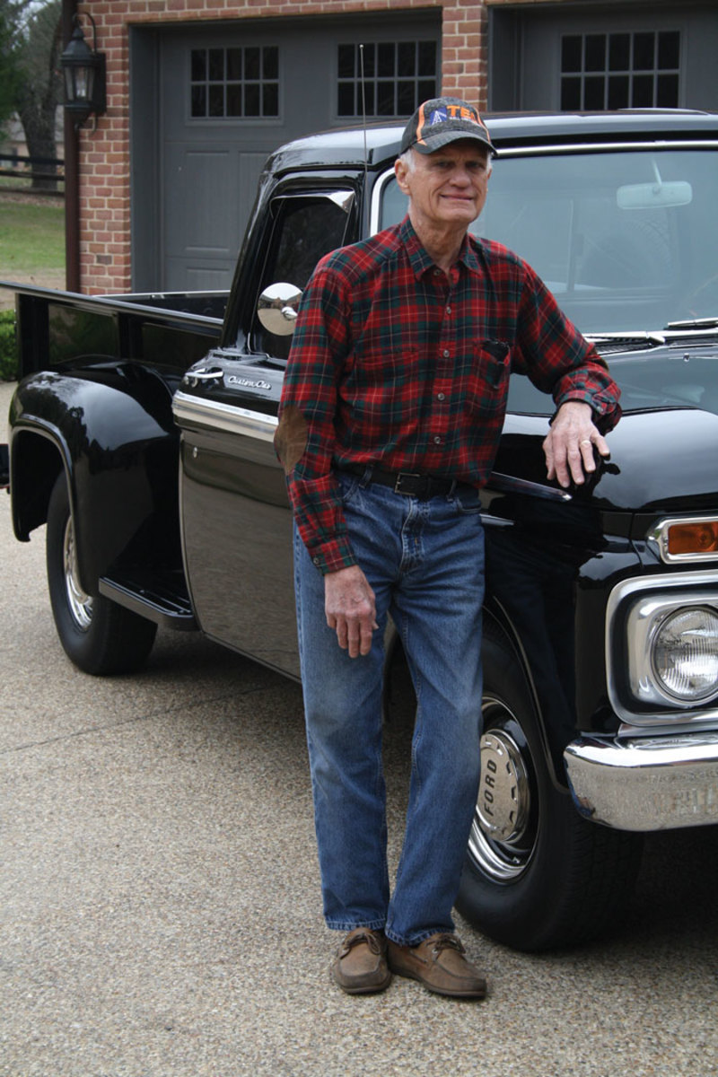 Ronald Shore of Longview, Texas, owns this 1965 F-100 Flareside pickup. He bought it in the mid 1990s in Dallas, Texas.