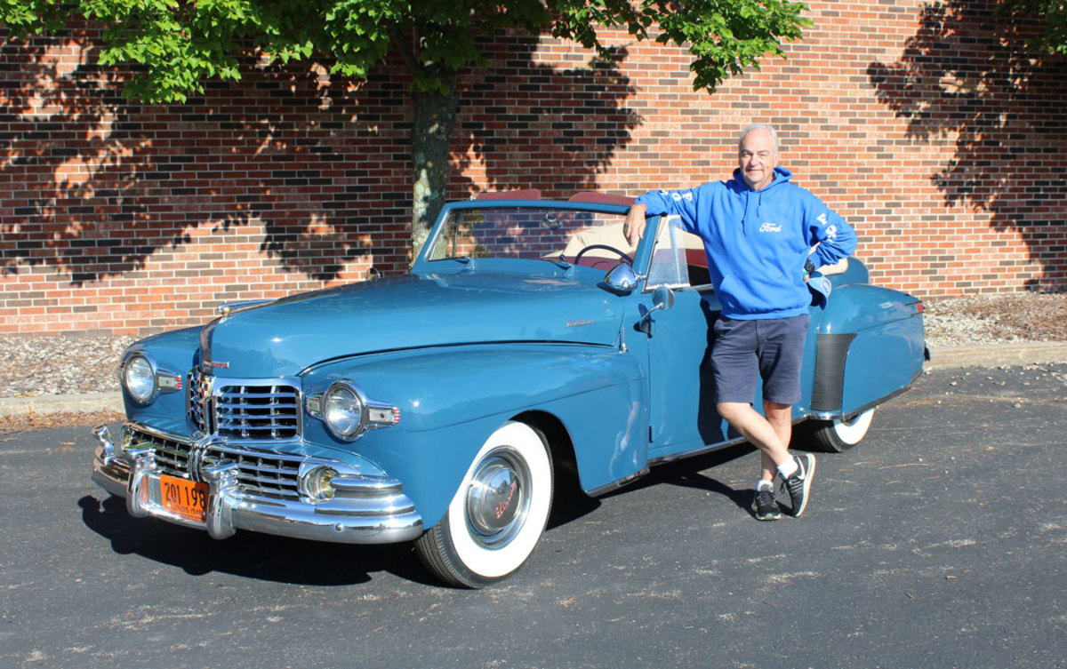 McCarthy and his prized '48 Lincoln