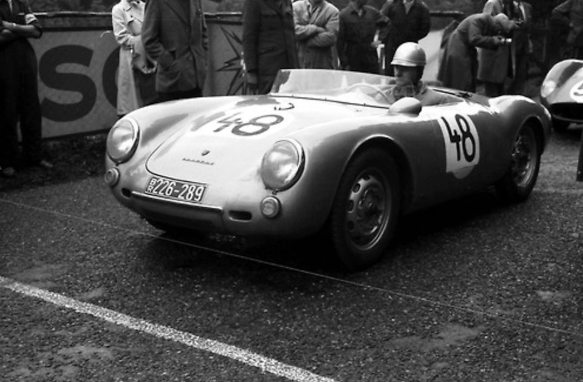 A period shot of the Spyder in action