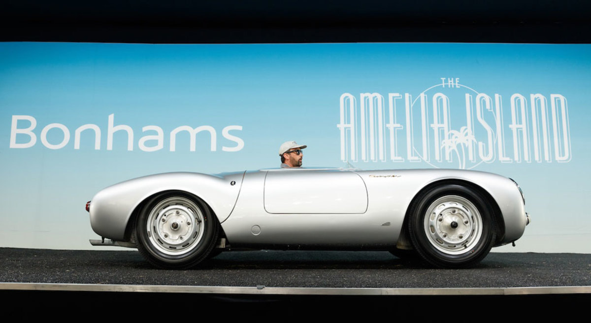 The 1955 Porsche 550 Spyder took top honors with a $4,185,000 sale.