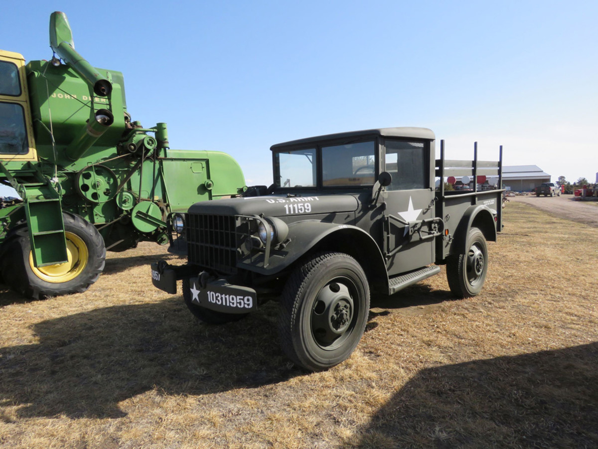 Military vehicles are part of the Droog collection