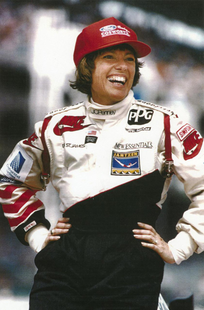 Lyn St. James, the 1992 Indy 500 Rookie of the Year.