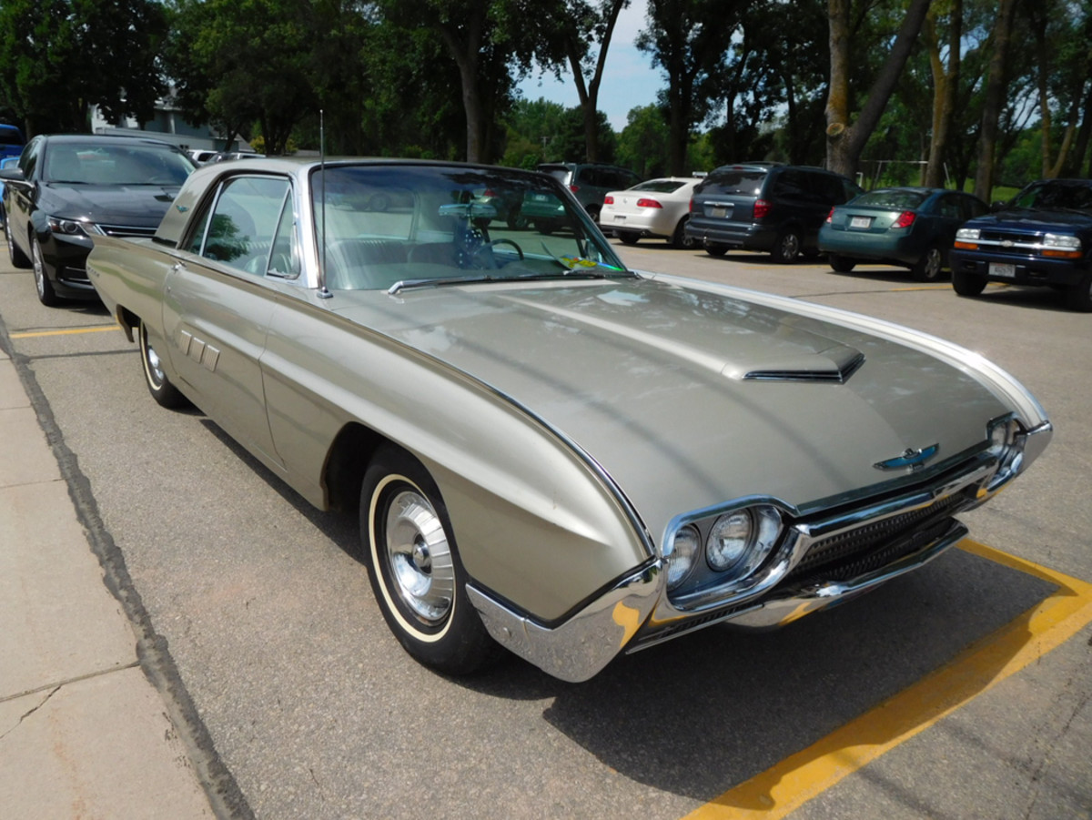 A very well-preserved 1963 Thunderbird two-door hardtop. The Thunderbird trailed only the Pontiac Grand Prix in popularity in the personal-luxury niche in 1963.