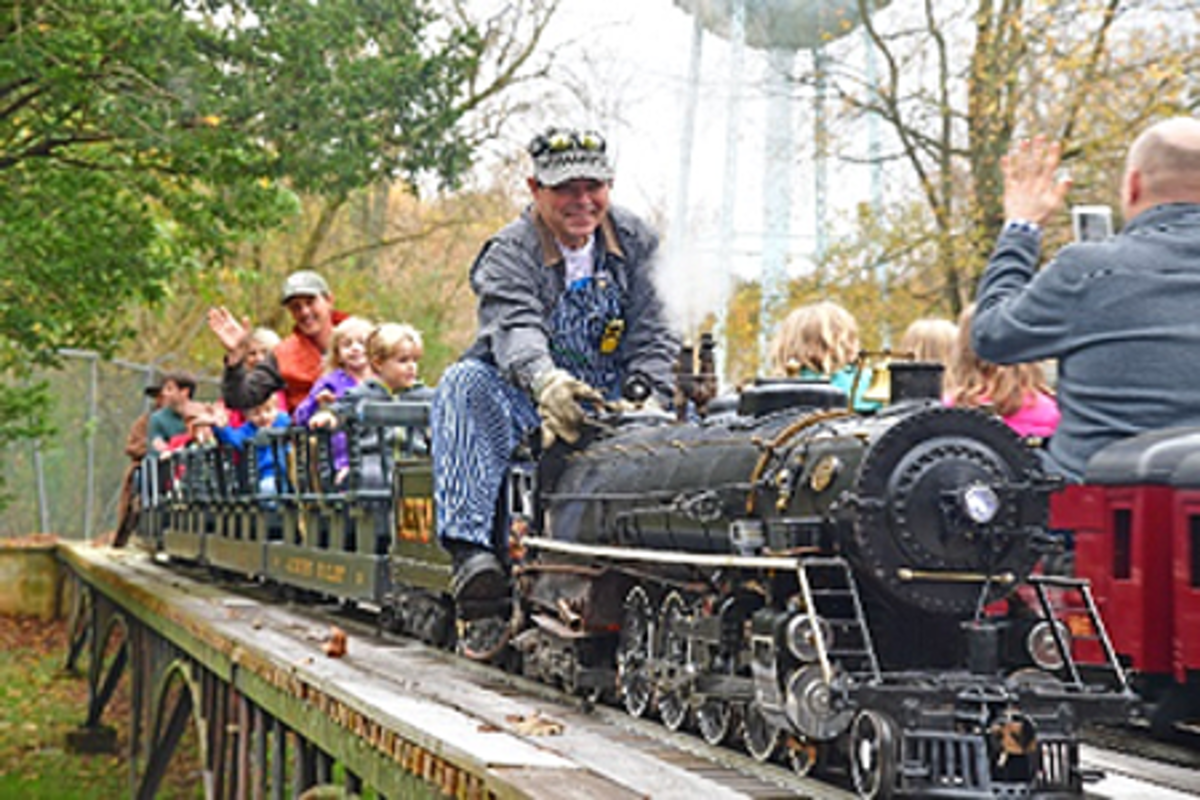 Rides on the Auburn Valley Railroad are an added bonus for visitors.