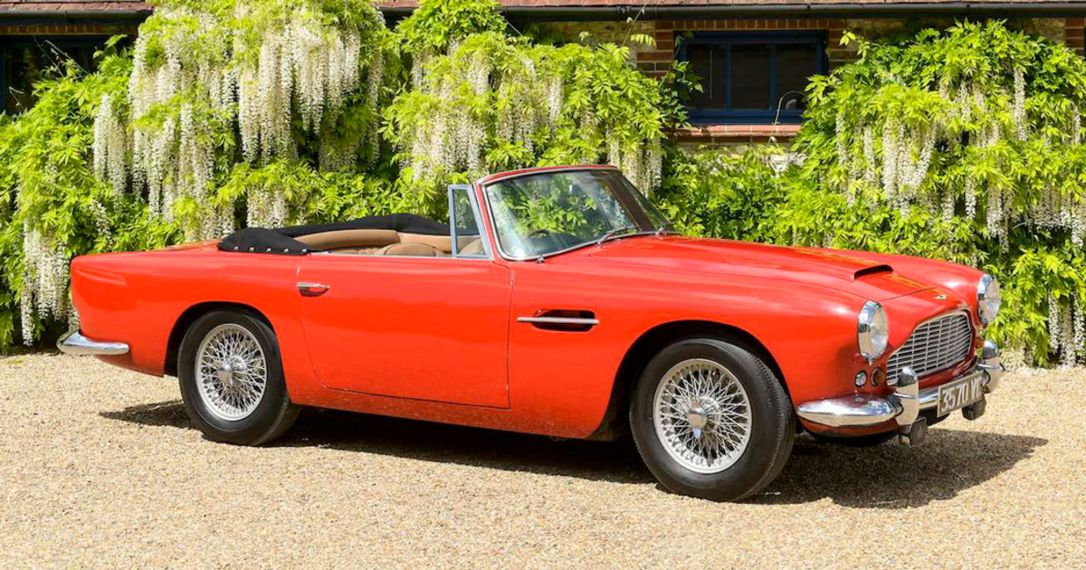162 Aston Martin DB4 Series IV Convertible first owned by the late Sir Peter Hall CBE