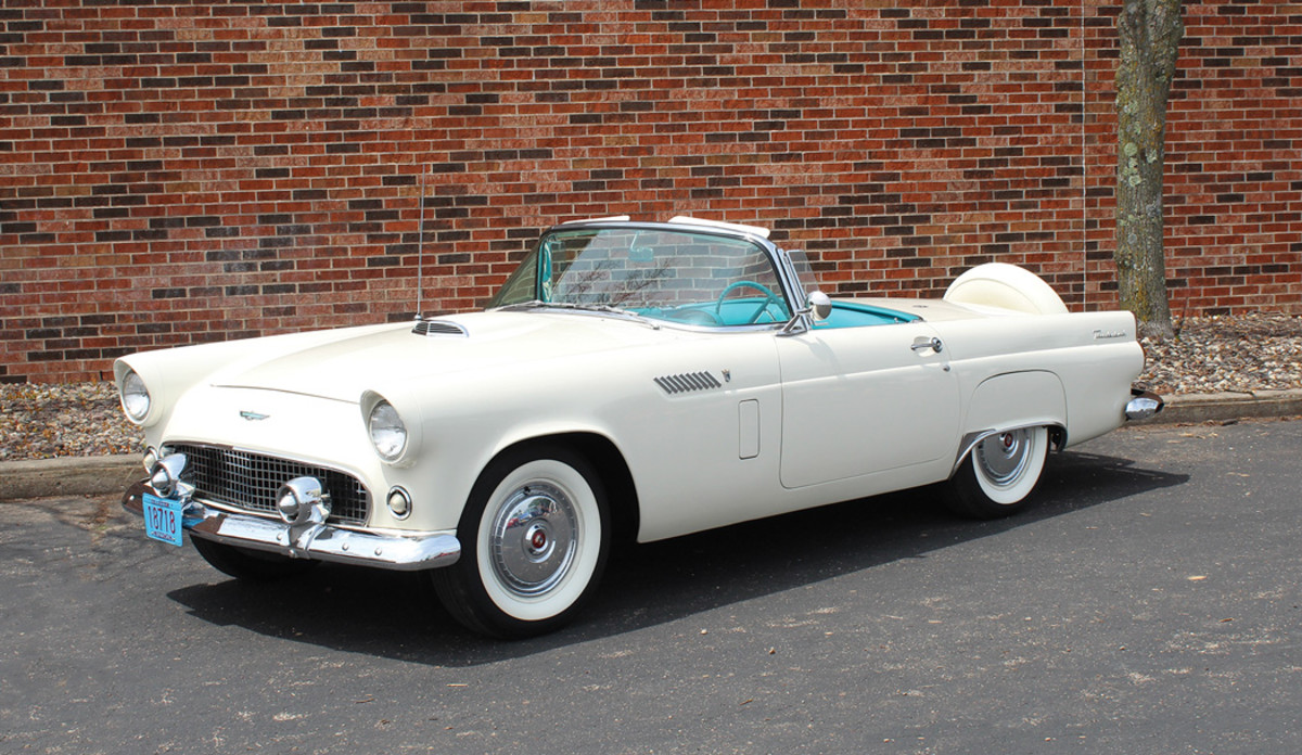Car Of The Week 1956 Ford Thunderbird Convertible Old Cars Weekly