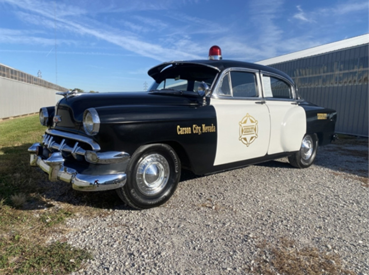 Old Cars We'd Buy That: 1954 Chevy 210 police car - Old Cars Weekly