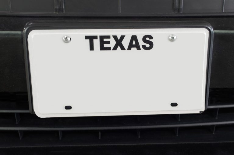 Stainless Steel License Plate Frame - 2-Hole Wide Bottom - Polished Stainless Steel