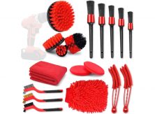 Nurkul 11 Pieces Auto Detailing Brush Set for Cleaning Wheels