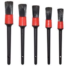 Short Detail Brush | 6 Wood Handle | Crevices and Vents