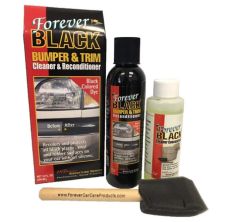 Cleaning product for exterior black gloss trim