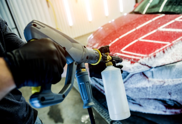 Car Wash Foam Sprayer Manual Foam Watering Can Sector Air Pressure Foam  Blaster