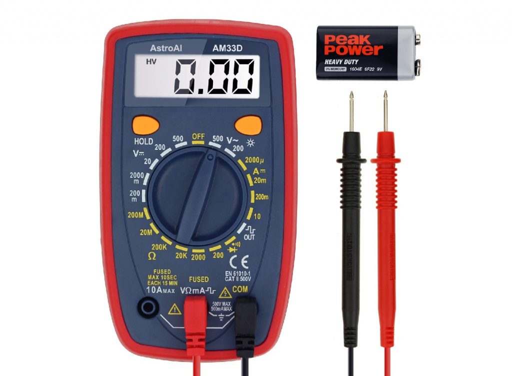 AstroAI Multimeter Tester and Parts