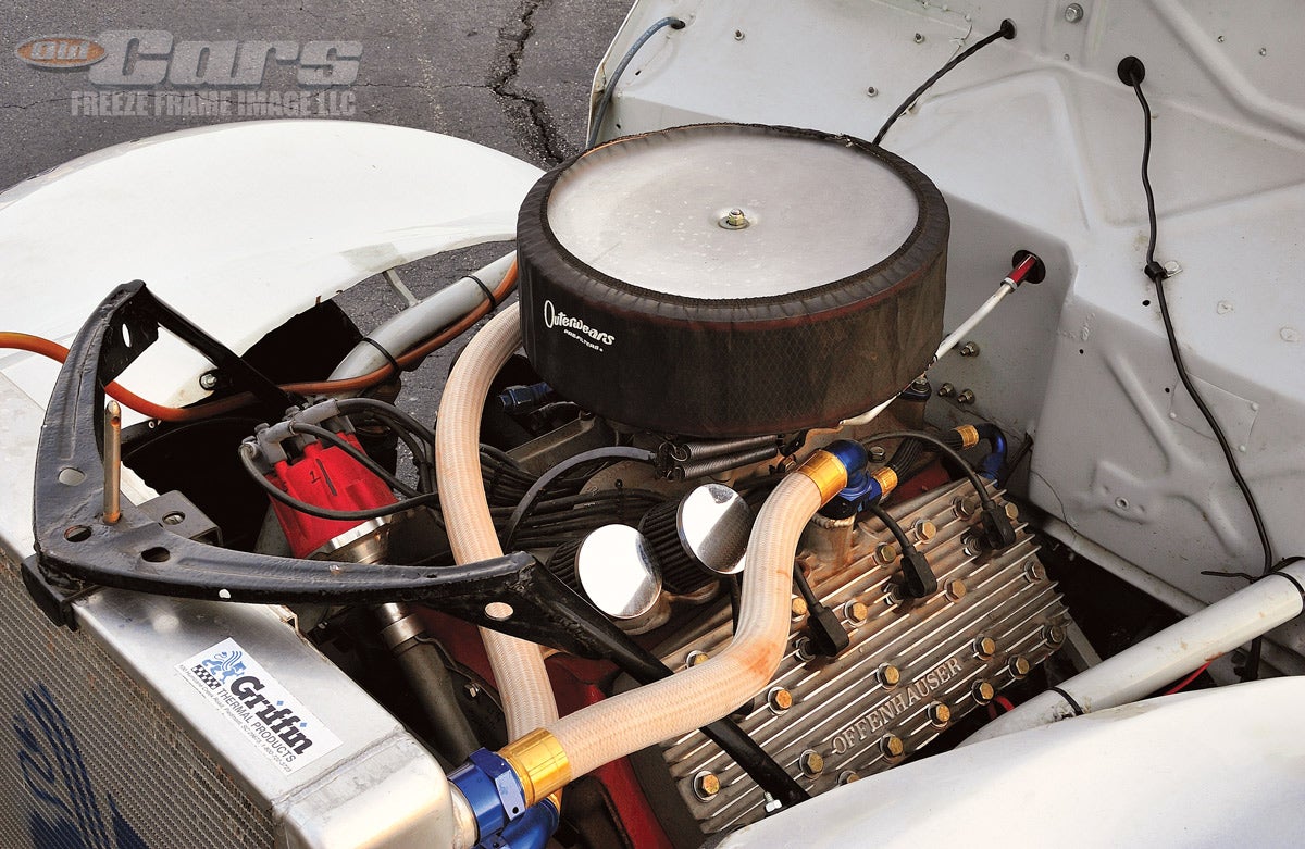 David Pearson acquired the best parts from for the Flathead V-8 engine build and Clements Engines in Spartanburg, S.C., handled the build. David and his sons Eddie and Ricky worked with Larry Martin to install the engine into the 1937 Ford.