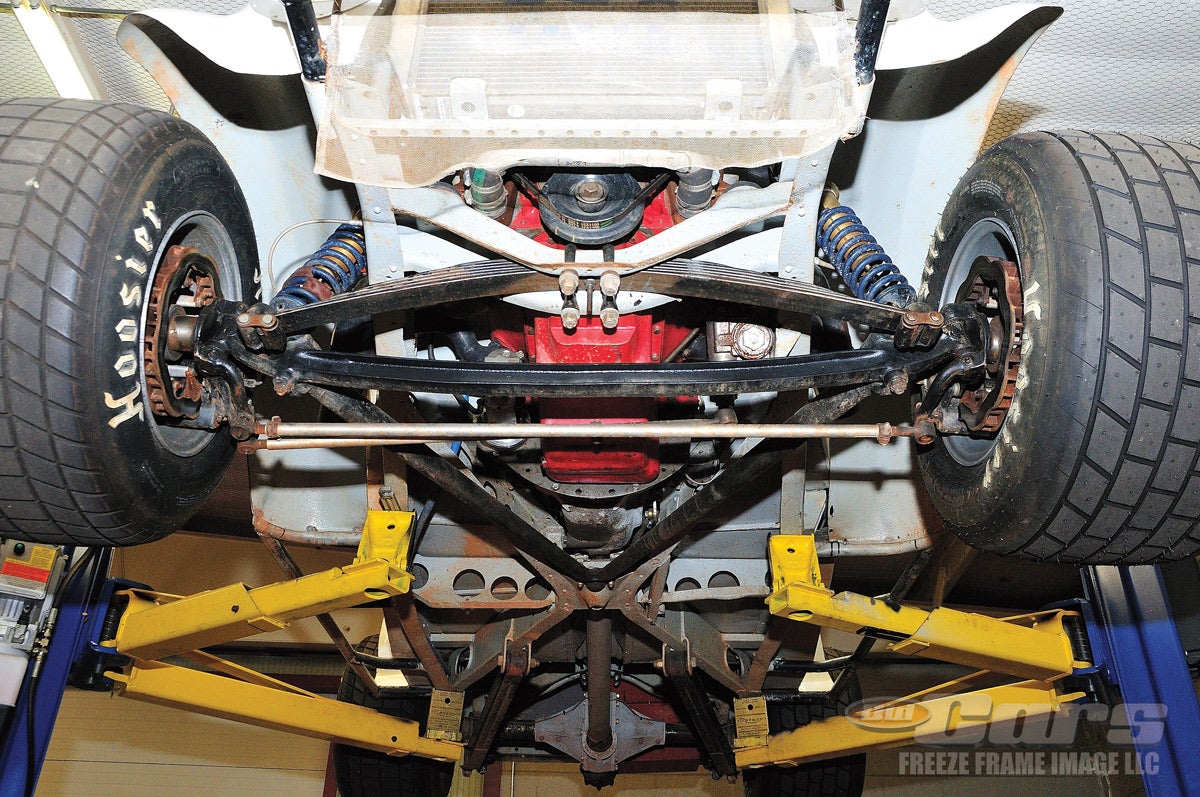  The race car remains untouched in its as-raced form and looks just as it did back in 2008 after winning its last race.