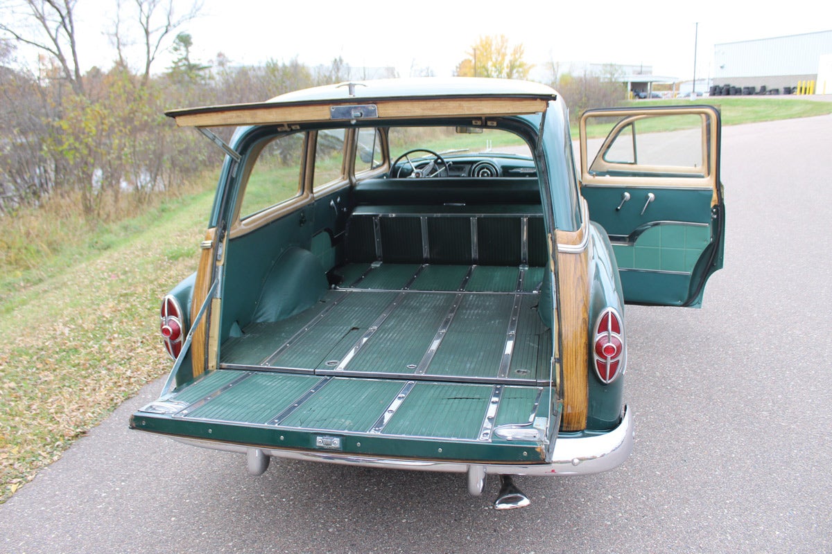 This Chieftain hauler was delivered with a long list of options. It was fancy for its day, but you also couldn’t beat the utility. The clamshell-style rear doors made it easy to access the big cargo area.