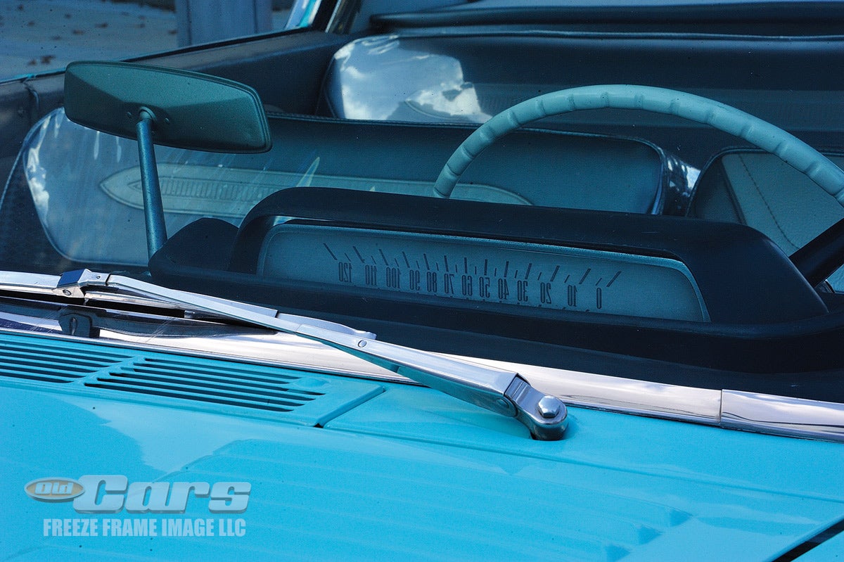 It was the rocket age, and gadgets and doohickeys were in, and the more far out, the better, such as Dodge’s speedometer with numbers visible from the front and the back.