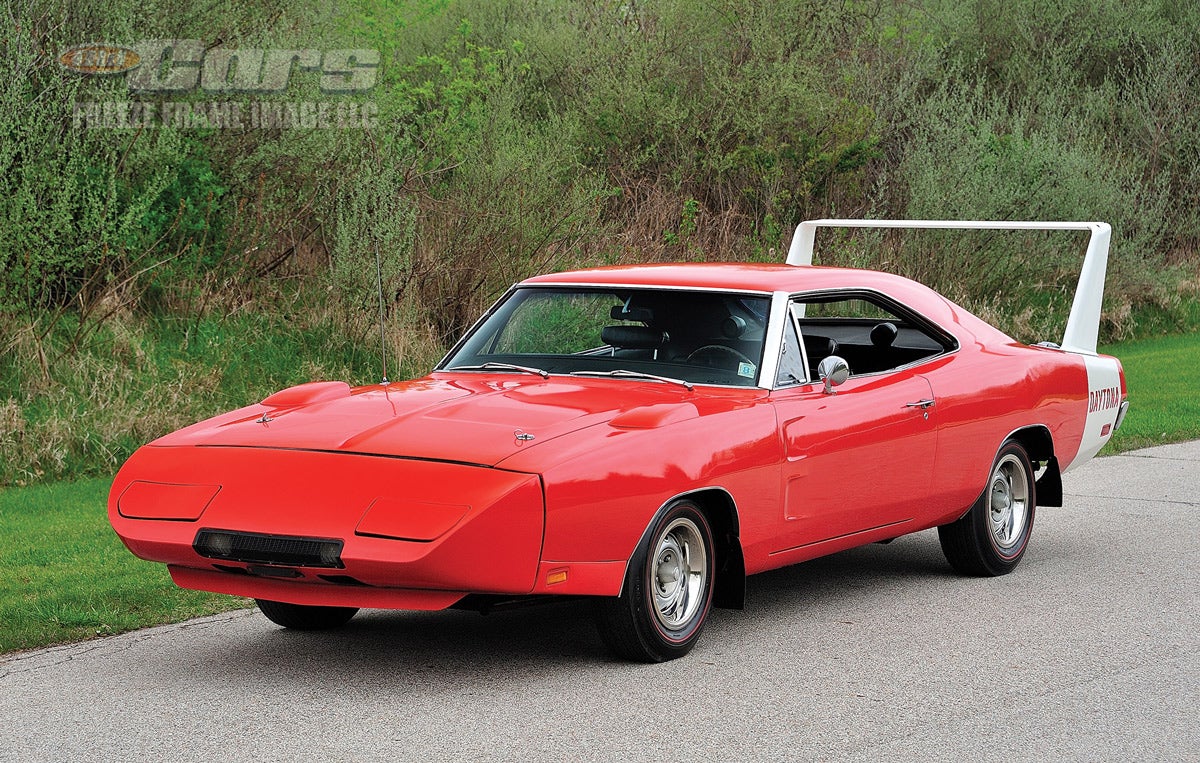 Meet the very first winged MoPar! The first noticeable difference is that the impression for the front side marker light in the filler piece is of a slightly different design than production cars.