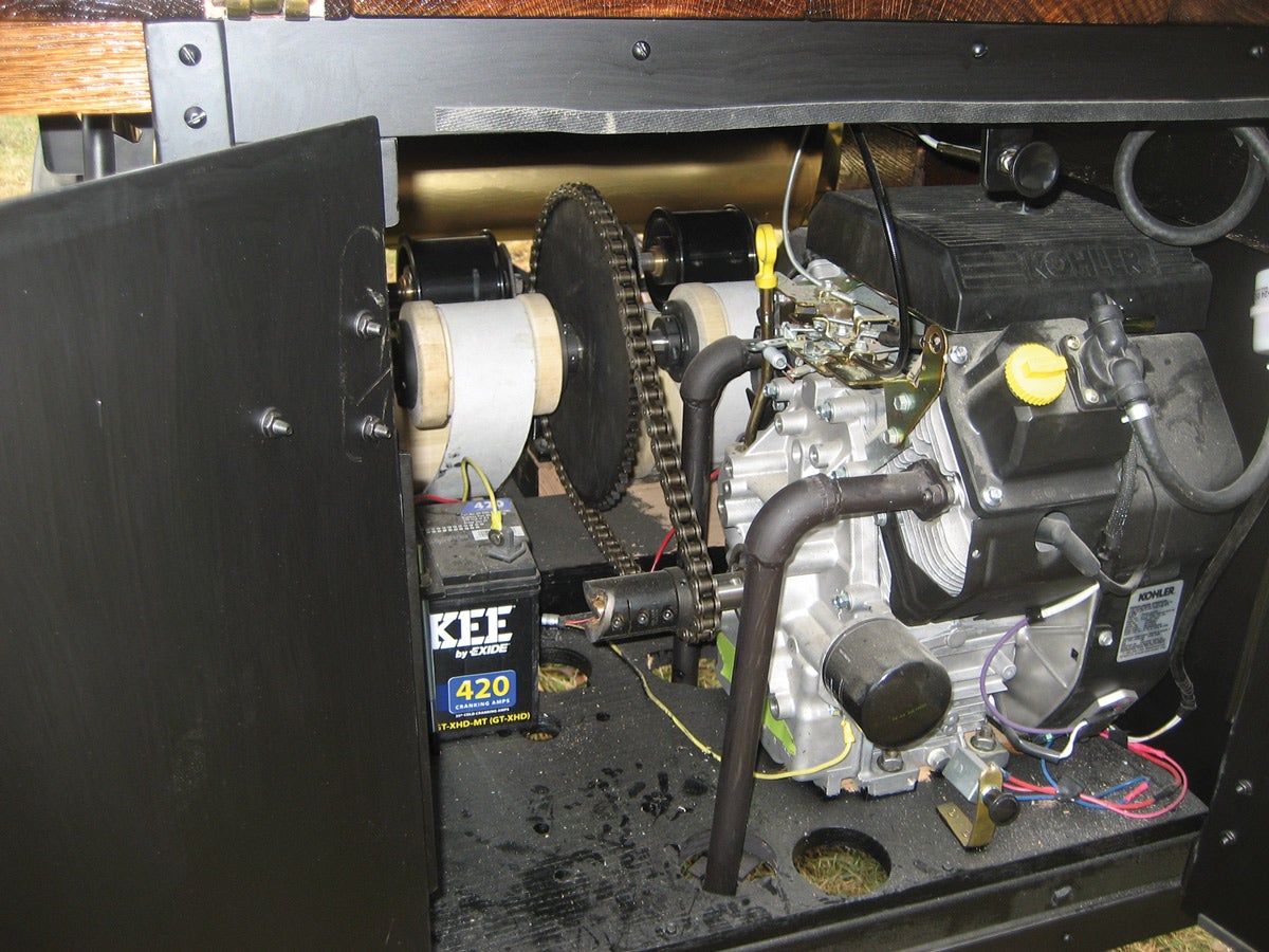 Kohler engine used on the reproduction Daimler.