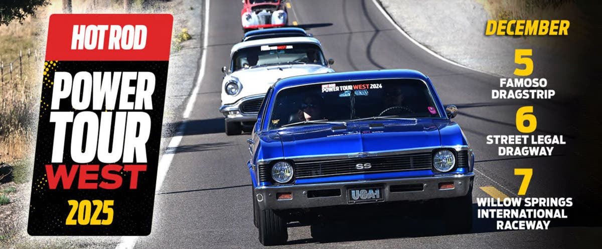 2025 Hot Rod Power Tour heads West, December 5-7