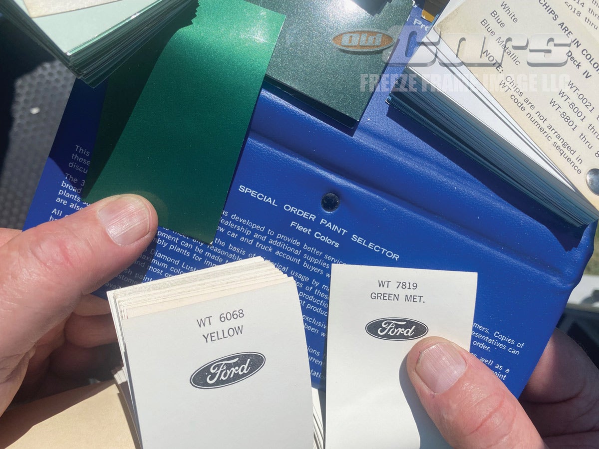 Ford paint chips had to be used to determine which green the Boss 302 originally was painted.