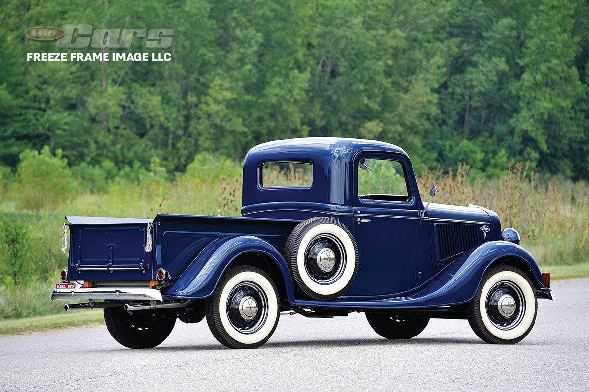The 1935 to 1937 generation of Ford light-duty pickups are almost identical from year to year, and it takes an expert to note the differences.